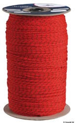 Tresse polypropylène couleurs vives rouge 8 mm 