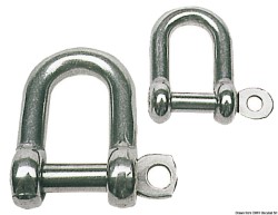 Shackle made of stainless steel AISI 316 8 mm 