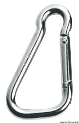 Carabiner hook AISI 316 large opening 10 mm 