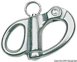 Snap-shackle f. spinnaker AISI 316 32 mm 
