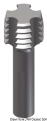 sistema de clip para o furo de rosqueamento &Oslash16,8 mm