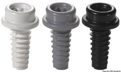 CAF-COMPO universal screw stud long thread white 