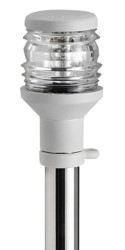 Lightpole AISI 316 w / luz de plástico branco