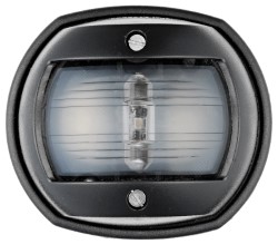 Kompaktowe światło nawigacyjne LED w kolorze czarnym/135 rufowym