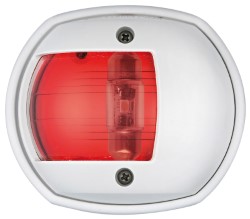 Compact white/112.5° left led navigation light 