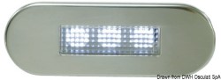 Lumina curtoazie etanș W LED-uri / albastru deschis