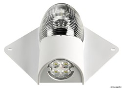 Feu navigation et pont à LED 12/24 V boîtier blanc 