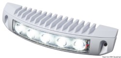 LED spotlight w / 5 vita lysdioder