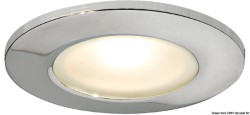 Plafon embutido LED Montserrat II branco polido espelhado 