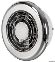 Recess-fit LED spot light w/extractor fan 12V 