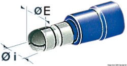 Cylindrical male terminal 1-2.5 mm² 