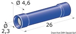 Pré-isolados conexão fêmea 1-2,5 mm²