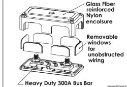Ακροδέκτης Bus-Bar Heavy Duty 2 x 10 mm
