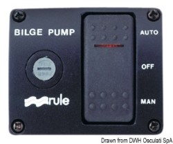 Interrupteur Rule DeLux p. pompes de cale 12 V 