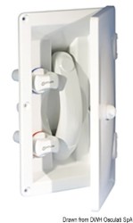 Whale flush mount shower no cover cold/hot water 