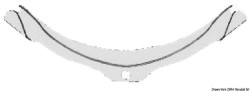 Hydrofix curve holder w. fastening screw 