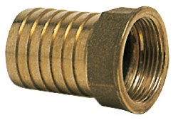 Cast brass female hose adaptor 3/8
