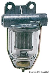 Fuel filter w. glass tray 50/250 l/h 