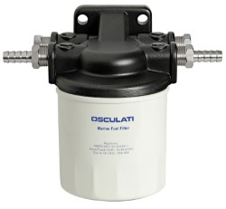 Petrol filter w/plastic support head 182-404 l/h 