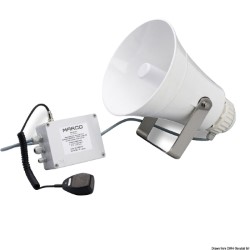 Electric horn with amplifier, suitable for b 