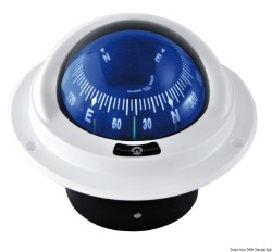 IDRA built-in compact compass w/blue front rose 