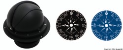 RIVIERA kompas 4" s poklopcem crna ruža/crno tijelo pogled odozgo