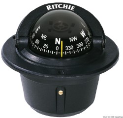Compass Ritchie Explorer 2 "3/4 încastrat negru / negru