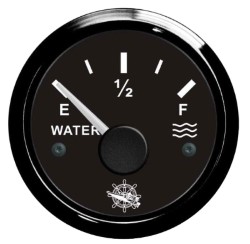 Water level gauge 240/33 ohm black/black 