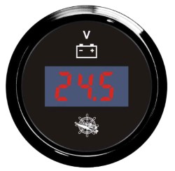Digital voltmeter 8/32 V svart / svart