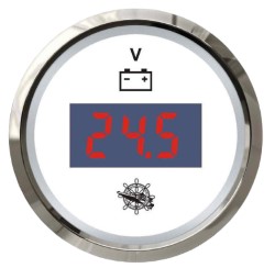 Digital voltmeter 8/32 V hvid / blank