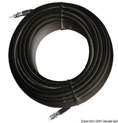 RG62 kabel voor Glomeasy Line AM/FM antennes 6 m