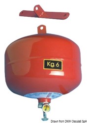 Огнетушитель порошковый аэрозольный бочкообразный 6 кг