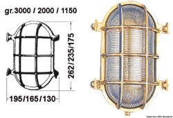 Wt oválny korytnačka lampa 130x175mm