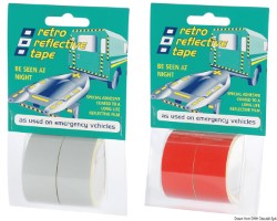 Reflecterende zelfklevende tape rood 2,5 mx 25 mm (2 rollen van 25 mm x 2,5 m)