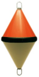 ABS 2 cones bóia 12 milímetros haste 85.oL