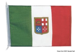 Nylon flagga Italien 20x30cm