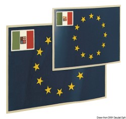 Αυτοκόλλητη σημαία Ευρώπης 20x30cm