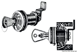 Nickel-plated cylinder lock 