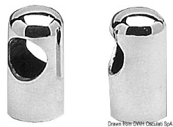 Handlaufmittelstück aus VA-Stahl 22 mm 