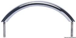 Ovaler Handlauf aus Edelstahl 200 mm