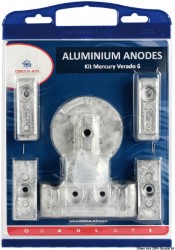 Kit anode pour Verado 6 8 pcs. aluminium 