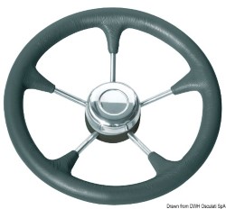 Soft polyurethane steering wheel cone black 350mm 