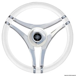 IMPACT white steering wheel SS spokes Ø 350 mm 