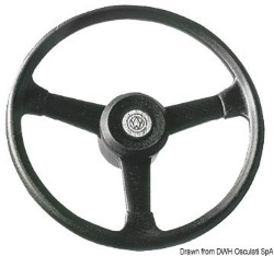 3-spoke blake plastic steering wheel 320 mm 
