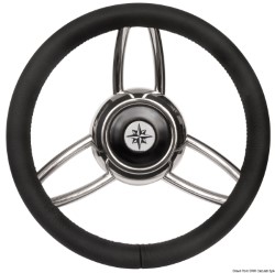 Blitz steering wheel w/soft polyurethan ring black 
