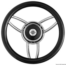Blitz steering wheel w/carbon outer ring 