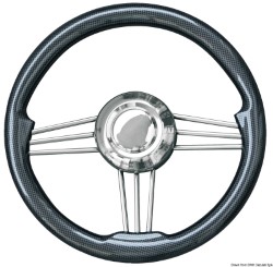 SS+carbon steering wheel 350 mm 