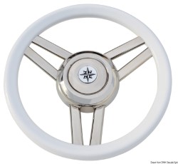 Magnifico steering wheel 3-spoke Ø 350 mm white 