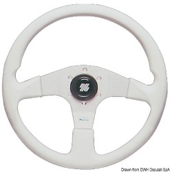 ULTRAFLEX Corsica steering wheel white 350 mm 