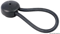 Crochet élastique noir 80 mm 